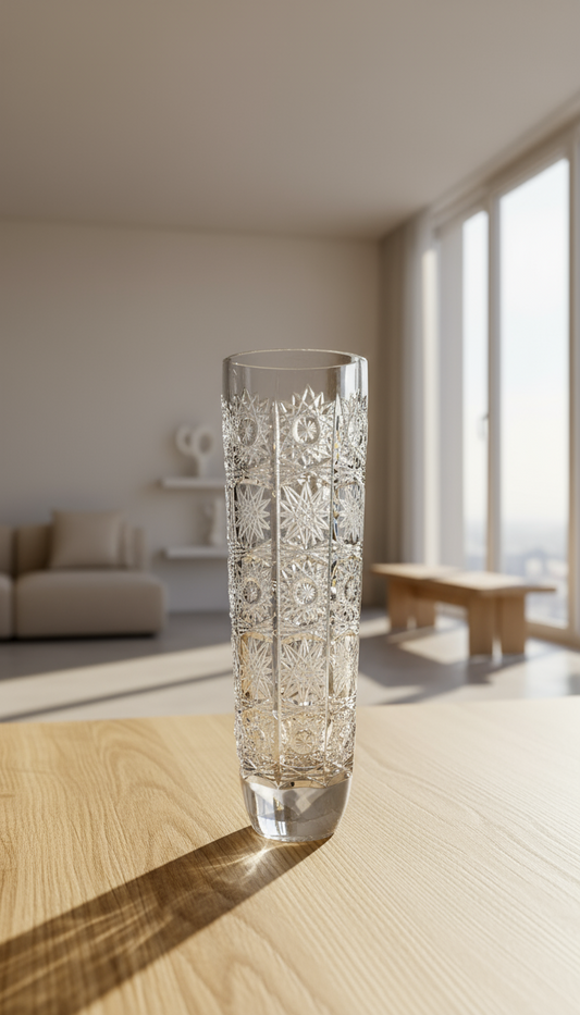 Crystal vase Ela
