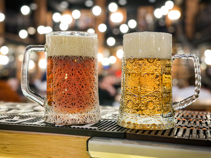Beer glass duo