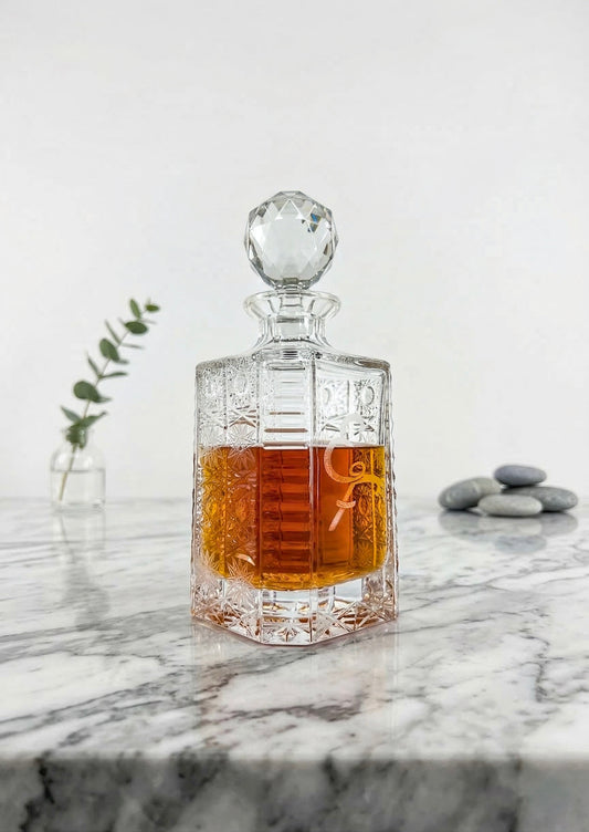 Butelka cięta Eliška – z grawerunkiem na zamówienie