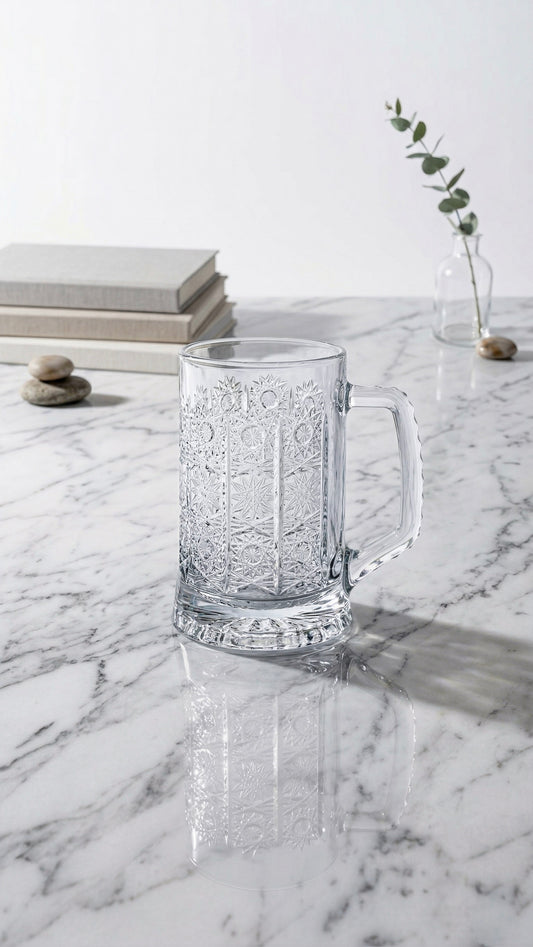 Szkło ręcznie cięte Milan 600 ml